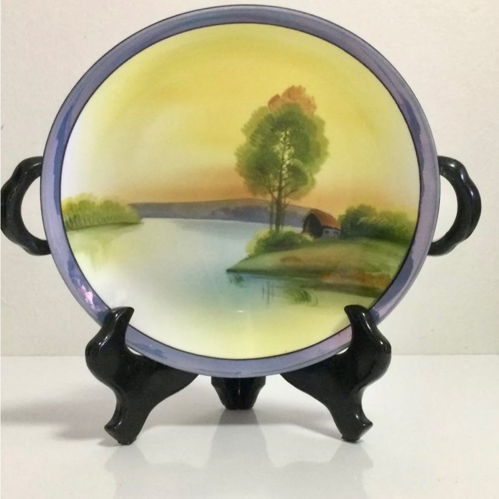 Antique Noritake Morimura Hand Painted Bowl, Made Japan 1920's